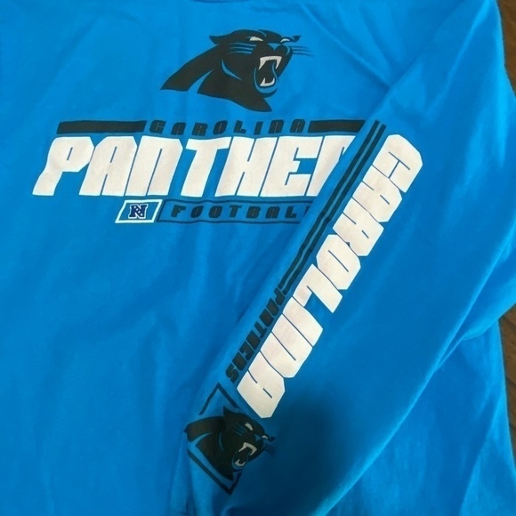 Nfl Team Apparel Carolina Panthers long sleeve T size M - Picture 5 of 5